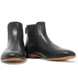 Dieppa Restrepo Black Leather Chelsea Ankle Boots 8